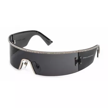 LOZZA Occhiali da sole donna rettangolari in acetato SL2372S990579 nero/grigio UV400