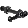 Lucky Scooter Crew set assi e distanziali - asse 8mm, filettatura M8, nero/argento
