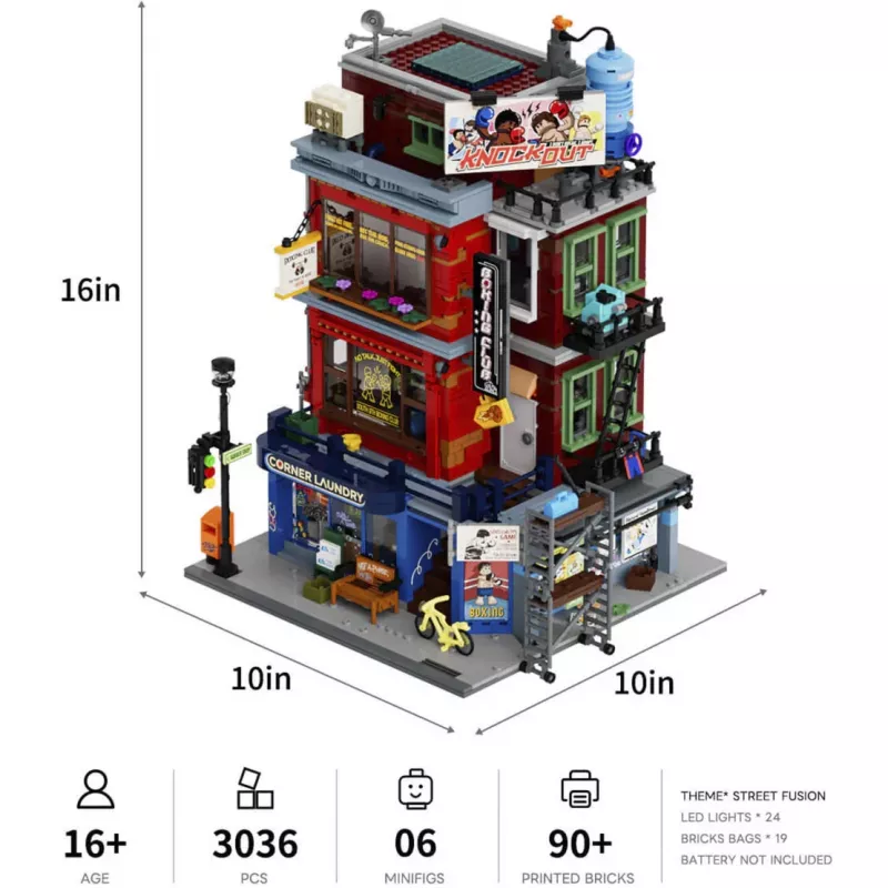 Lumibricks Boxclub set di illuminazione LED per LEGO 10274 Haunted House
