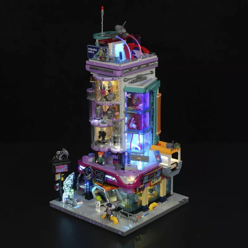 Lumibricks Cyberpunk Neoncity Cyber Couture Galleria set di illuminazione LED