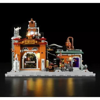 Lumibricks Steampunk Fabbrica di minerale Set di costruzioni LED