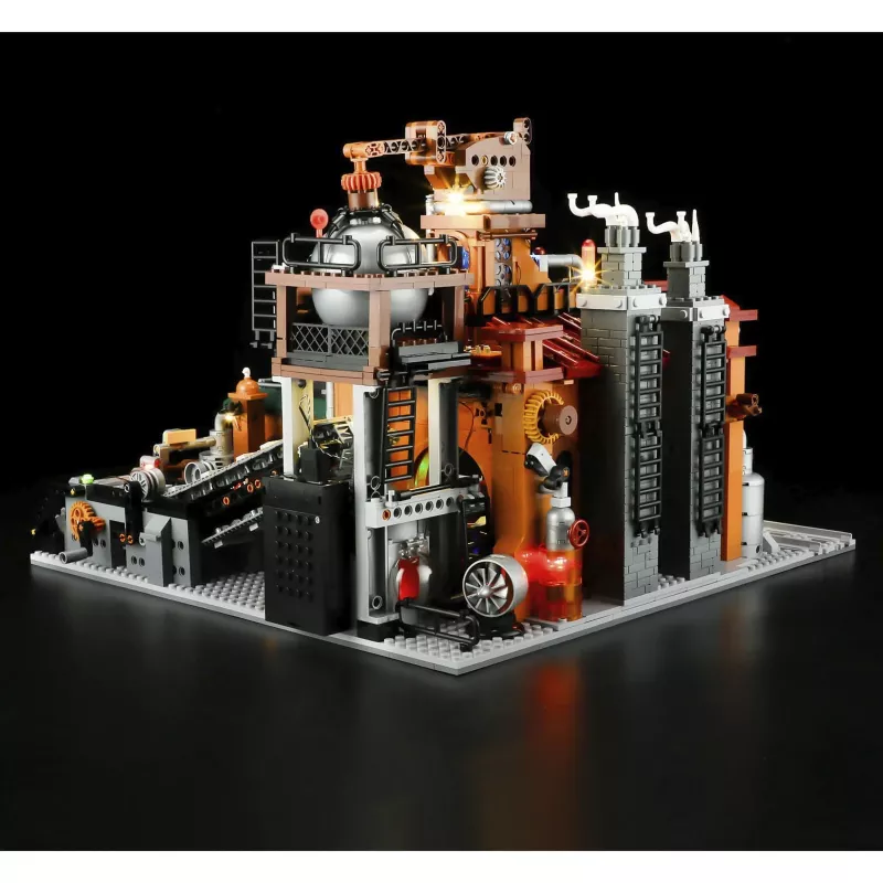 Lumibricks Steampunk Fabbrica di minerale Set di costruzioni LED