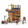 Lumibricks set di costruzioni Steampunk Mechanical Workshop con illuminazione LED - 2150 pezzi