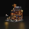 Lumibricks set di costruzioni Steampunk Mechanical Workshop con illuminazione LED - 2150 pezzi