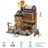Lumibricks set di costruzioni Steampunk Mechanical Workshop con illuminazione LED - 2150 pezzi