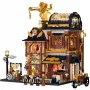 Lumibricks set di costruzioni Steampunk Mechanical Workshop con illuminazione LED - 2150 pezzi