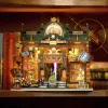 Lumibricks Steampunk Time Rift Library Kit libreria in miniatura fai da te Book Nook