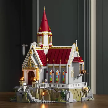Lumibricks Camera del tesoro del castello reale set di mattoncini con luci LED (985 pezzi)