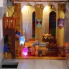 Lumibricks Camera del tesoro del castello reale set di mattoncini con luci LED (985 pezzi)