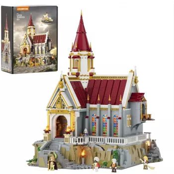 Lumibricks Camera del tesoro del castello reale set di mattoncini con luci LED (985 pezzi)