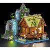 Lumibricks Waterfall Hut set di mattoncini con illuminazione LED