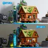 Lumibricks Waterfall Hut set di mattoncini con illuminazione LED