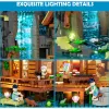 Lumibricks Waterfall Hut set di mattoncini con illuminazione LED