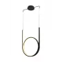 Lampada a sospensione 48W LED nero 2880lm