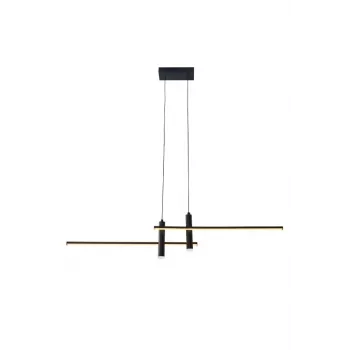 Luminaire lampada a sospensione 5W LED 1380lm nero