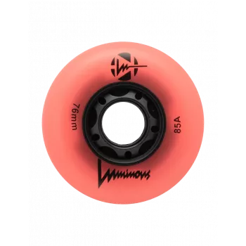Luminous LED Wheels 76mm 1 set rosa
