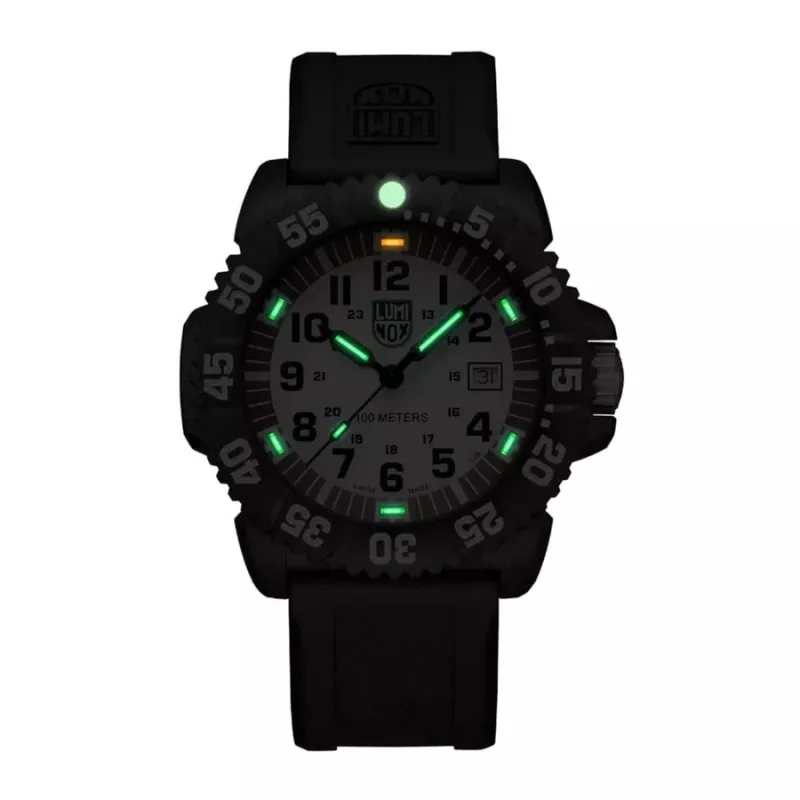 LUMINOX Atacama Field Automatic 1900 Series X2.2057 Orologio uomo 44mm quadrante nero cinturino in pelle nero