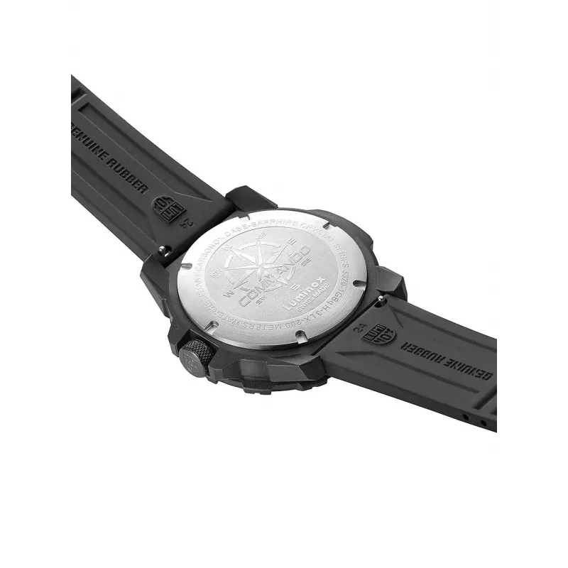 Luminox Atacama Field Day Date orologio uomo XL.3321 45mm quadrante nero cinturino in pelle nero