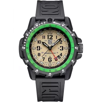 Luminox Atacama Field Day Date orologio uomo XL.3321 45mm quadrante nero cinturino in pelle nero