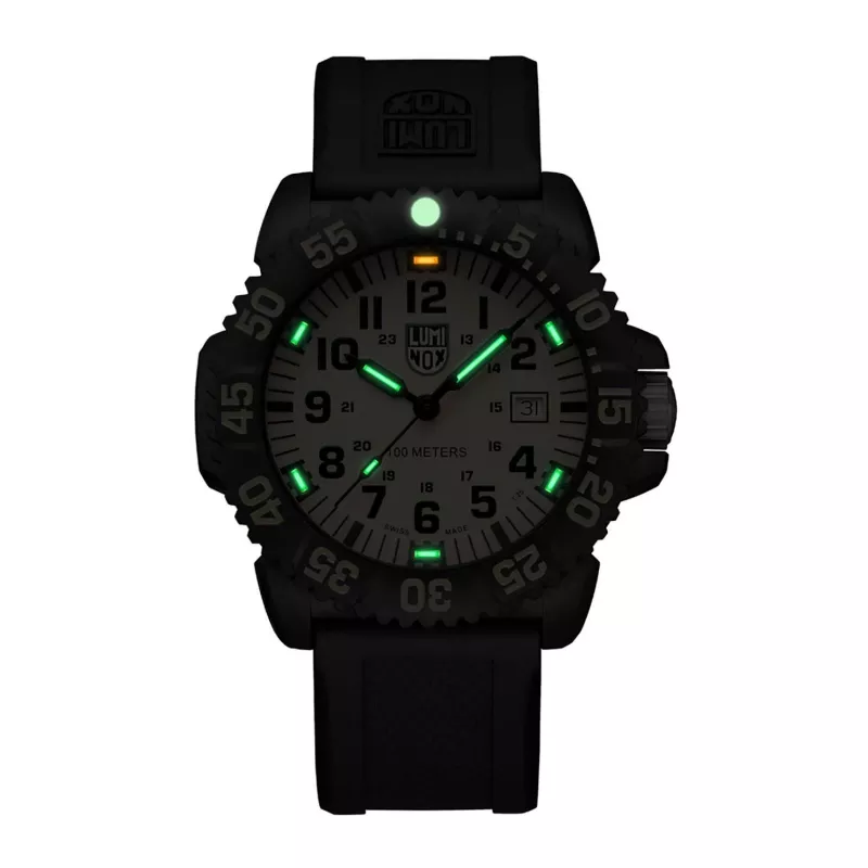 LUMINOX Orologio automatico uomo X2.2055.1 44mm pelle marrone