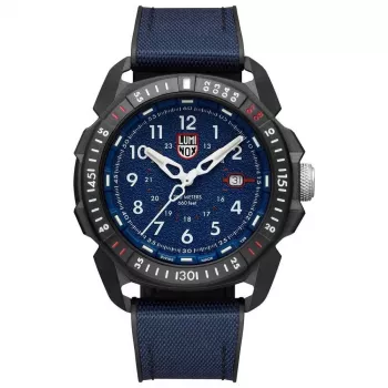 Luminox XL.1003.ICE ICE-SAR Arctic 1000 Series Orologio uomo 46mm quadrante blu cinturino in gomma blu