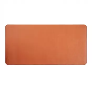LUMIVIDA HS084936 grande tappetino da scrivania in pelle PVC, 1200x600 mm, arancione