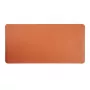 LUMIVIDA HS084936 grande tappetino da scrivania in pelle PVC, 1200x600 mm, arancione
