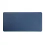 LUMIVIDA Tappetino da scrivania grande in PVC effetto pelle 1200x600 mm blu