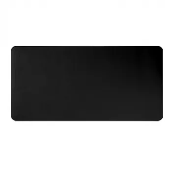 LUMIVIDA Tappetino mouse grande in pelle PVC con base in gomma antiscivolo, 1200x600 mm, nero