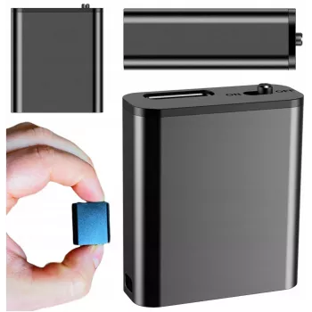 LUXURY-GOODS mini registratore vocale spia piccolo 16GB rilevamento DSP magnete portachiavi ciondolo HQ