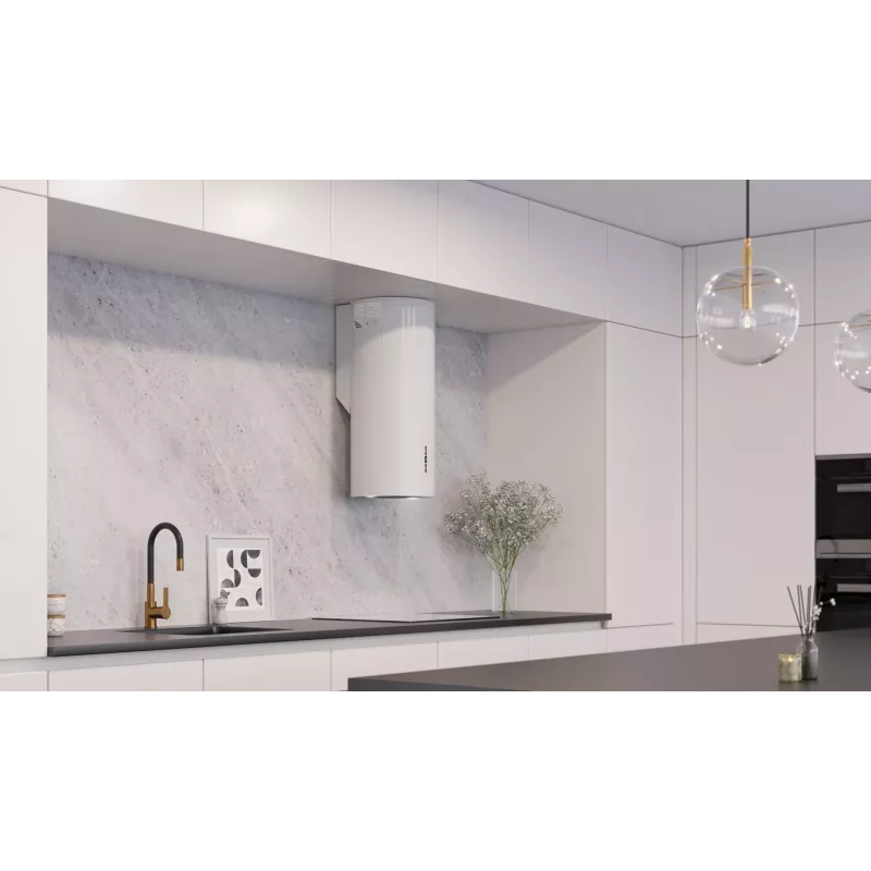 MAAN Elba 2 W835 Cappa da parete bianco 80 cm