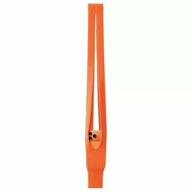 MACHINO Calzino per iPhone misura lunga (80cm) arancione