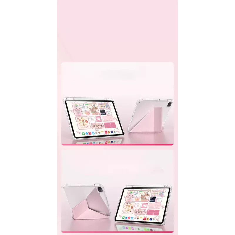 MACHINO TAB Case per iPad Pro 12.9 2018-2022/ AIR 13 2024 rosa