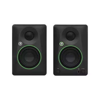 Mackie CR3.5 monitor da studio attivi da 3,5 pollici (coppia) - 50W classe D, tweeter a cupola in seta, MDF massello