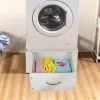 MACLEAN MC-117 base con cassetto per lavatrice/asciugatrice, portata max 150 kg, bianco