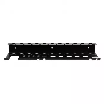 MACLEAN MC-141 organizer portautensili da parete con 20 contenitori e 11 ganci, nero/rosso, 800x400x195 mm