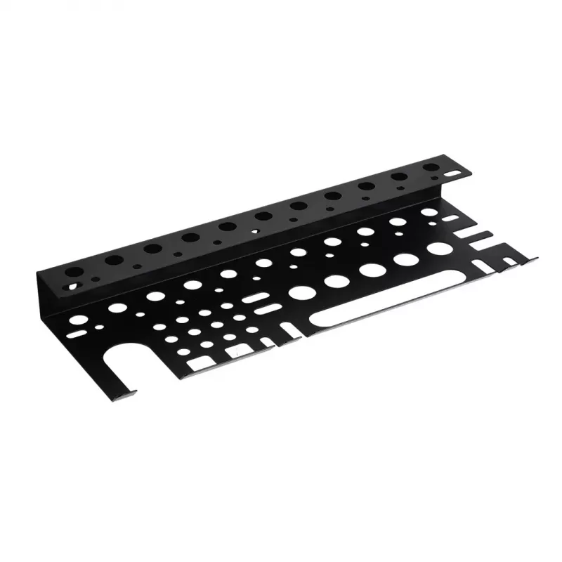 MACLEAN MC-141 organizer portautensili da parete con 20 contenitori e 11 ganci, nero/rosso, 800x400x195 mm