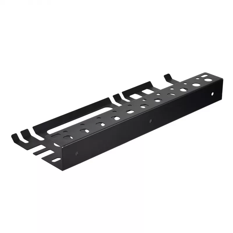 MACLEAN MC-141 organizer portautensili da parete con 20 contenitori e 11 ganci, nero/rosso, 800x400x195 mm