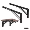 Maclean MC-196 staffe pieghevoli per mensole a parete, 350-700 mm, max. 50 kg, 2 pz.