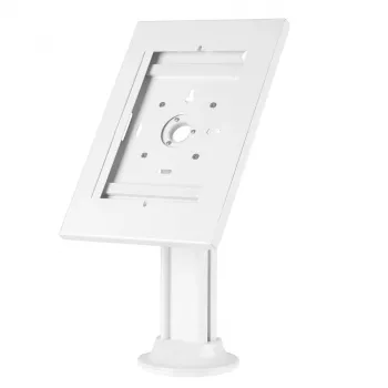 Maclean MC-908W supporto sicuro per tablet con serratura a chiave per tablet 9,7-10,5 pollici, da scrivania, nero