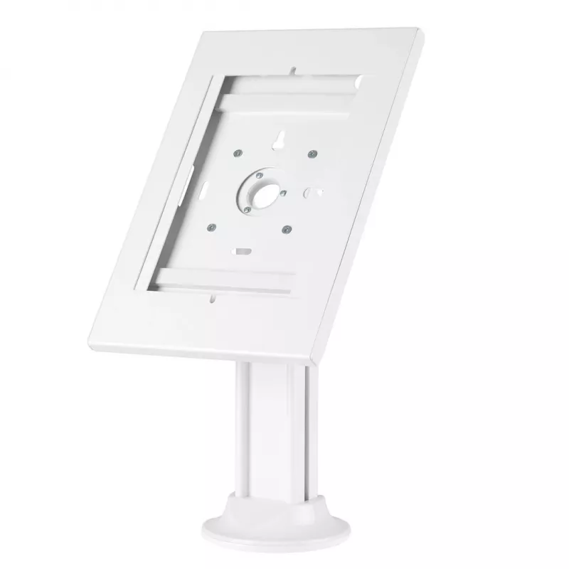 Maclean MC-908W supporto sicuro per tablet con serratura a chiave per tablet 9,7-10,5 pollici, da scrivania, nero