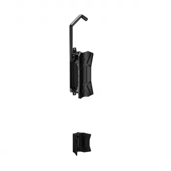 Portabici da parete Maclean, carico max 35 kg, inclinazione regolabile, acciaio, MC-171