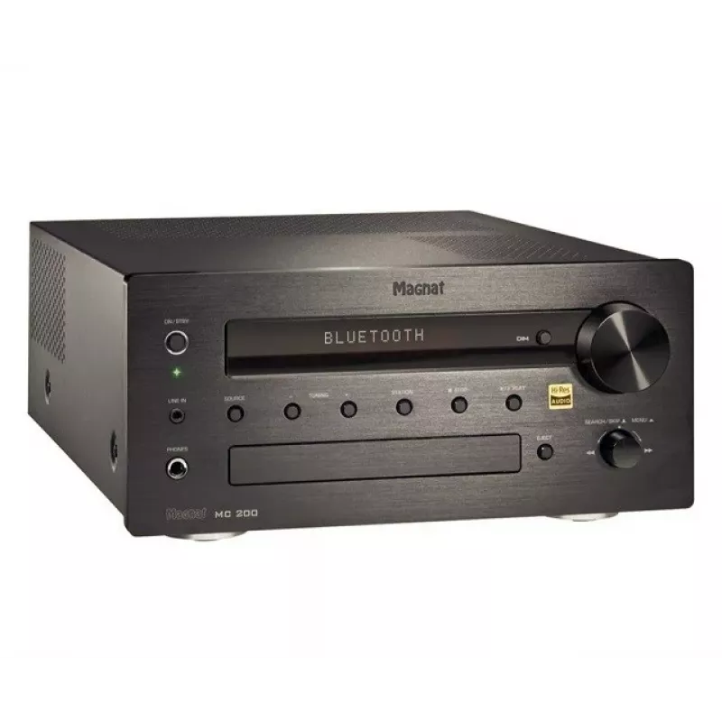 MAGNAT MC-200 amplificatore stereo con Bluetooth 5.0, Wi-Fi, DAB+ e ingresso Phono MM