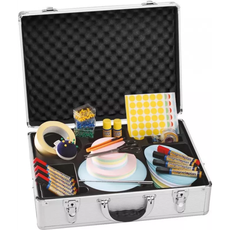 MAGNETOPLAN HOLTZ kit moderazione Compact, con oltre 1.800 pezzi, custodia in alluminio robusta (1111511)