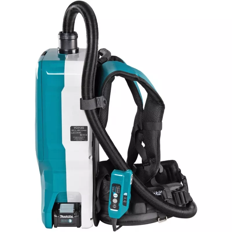 Makita aspiratore zaino a batteria VC012GZ01 blu (solo utensile)