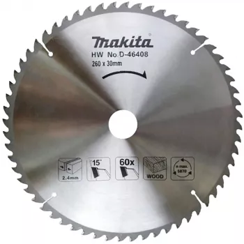 Makita D-46408 lama sega circolare 190mm 40 denti TCT ATB taglio fine Makforce