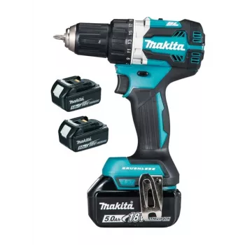 Makita DDF484RT3J avvitatore a batteria brushless 18V con 3 batterie da 5,0Ah, 54 Nm