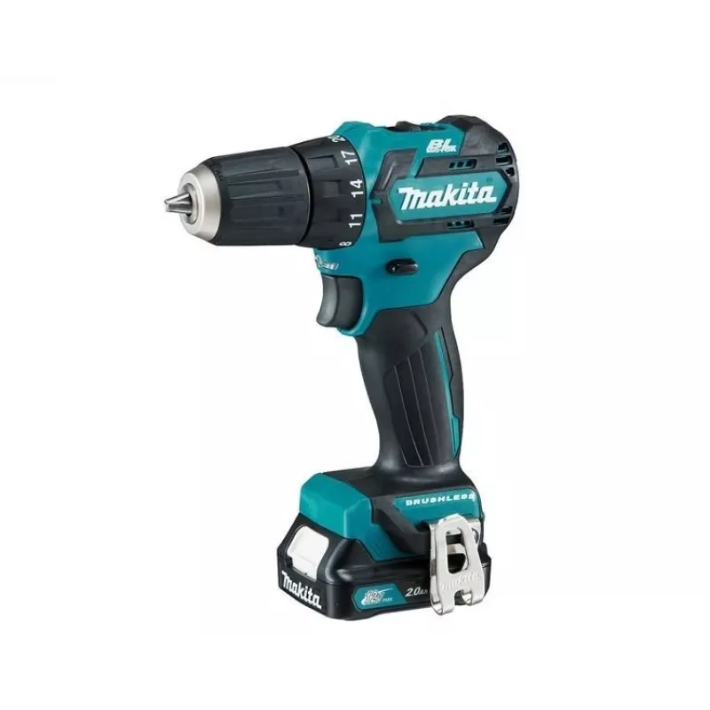 Makita DF332DSAE 12V Max CXT Avvitatore Trapano Brushless Set (2x2,0 Ah)