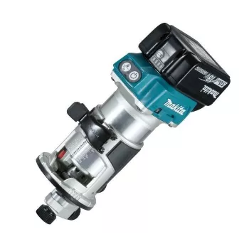 Makita DRT50RTJX2 Fresatrice a batteria brushless con 2 batterie e caricabatterie