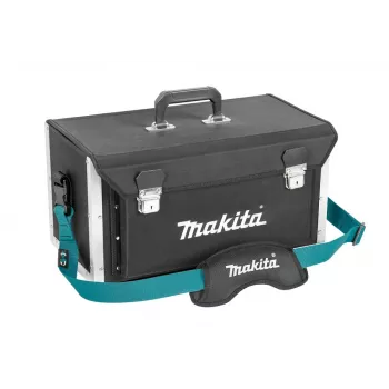 MAKITA E-15394 borsa porta attrezzi aperta 50/25, 20 tasche, portata 15 kg, nero/blu